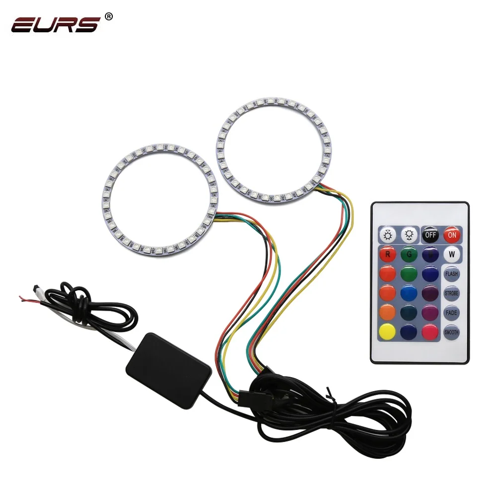 Комплект автомобисветильник светодиодных ламсветильник EURS (TM) 5050 RGB 5 Вт лм 10 14 в 80