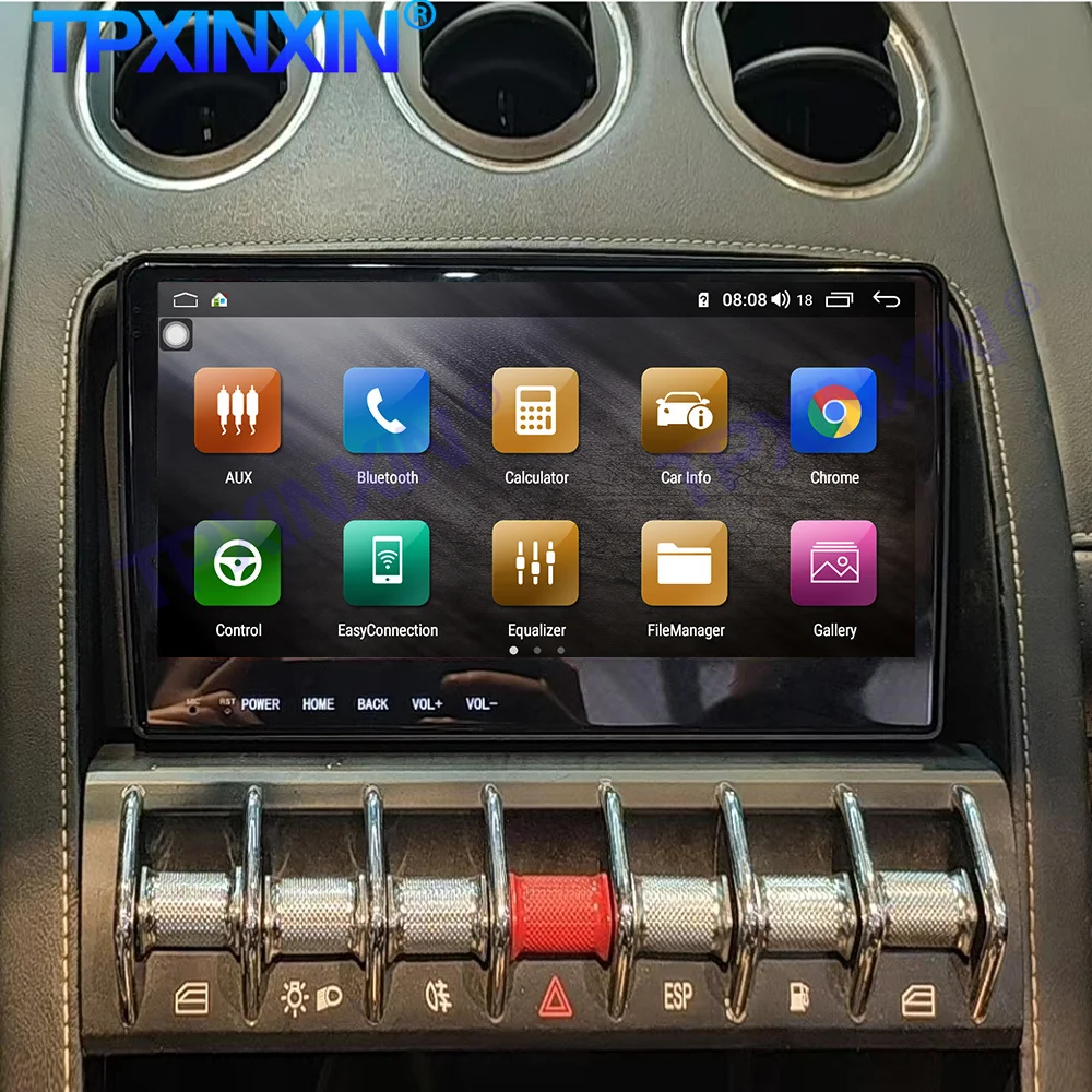 

For Lamborghini Gallardo Android 11 6+128G Carplay Car Multimedia Player GPS Radio Stereo Receiver Navi Audio Recorder Head Unit