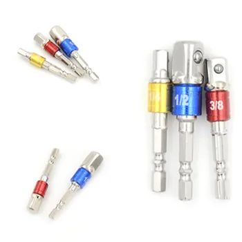Cheap 3pcs/set Anti-Slip Steel Electric Screw Drive Screwdriver Bitr Set Hex Shank Single Head Power Tools 1/4