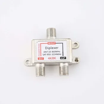 

4K8K SAT/ANT Diplexer 10-3224MHz kabel en satelliet TV signaal hybrid splitter satelliet scheiding en RF signalen