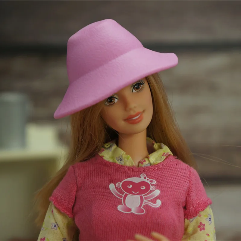 Barbie Riding Hats Barbies Ken Doll Cap Accessories Toy Decors