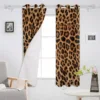 Leopard Print Curtains for Windows Drapes Blinds Modern Custom Printing Curtain For Living Room Bedroom Home Decor 3