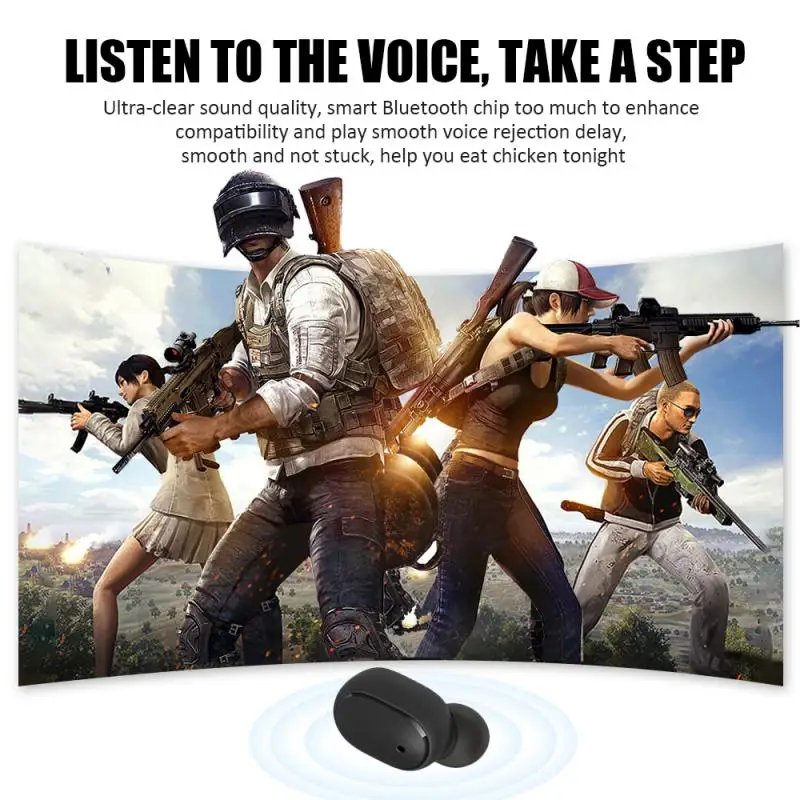 E6S TWS Wireless Earphone For Redmi Airdots Earbuds LED Display Bluetooth 5 0 Headsets With Mic For IPhone Huawei Samsung Pk A6S