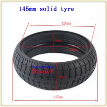 Скутера 6-дюймовый скутер твердая резиновая шина 145 мм Тележка Электрический самокат детский контактный ролик шины
