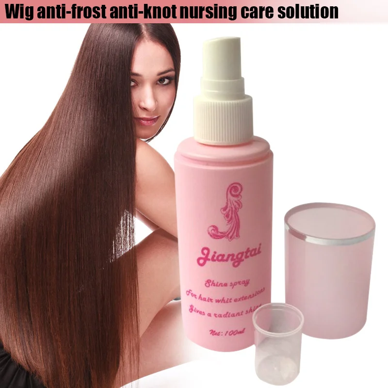 

100ML Wig Care Solution Smoothing Hair Protection for ladies Synthetic Hair Wig Detanglers Anti-frizz Smooth Hair Care spray Oil