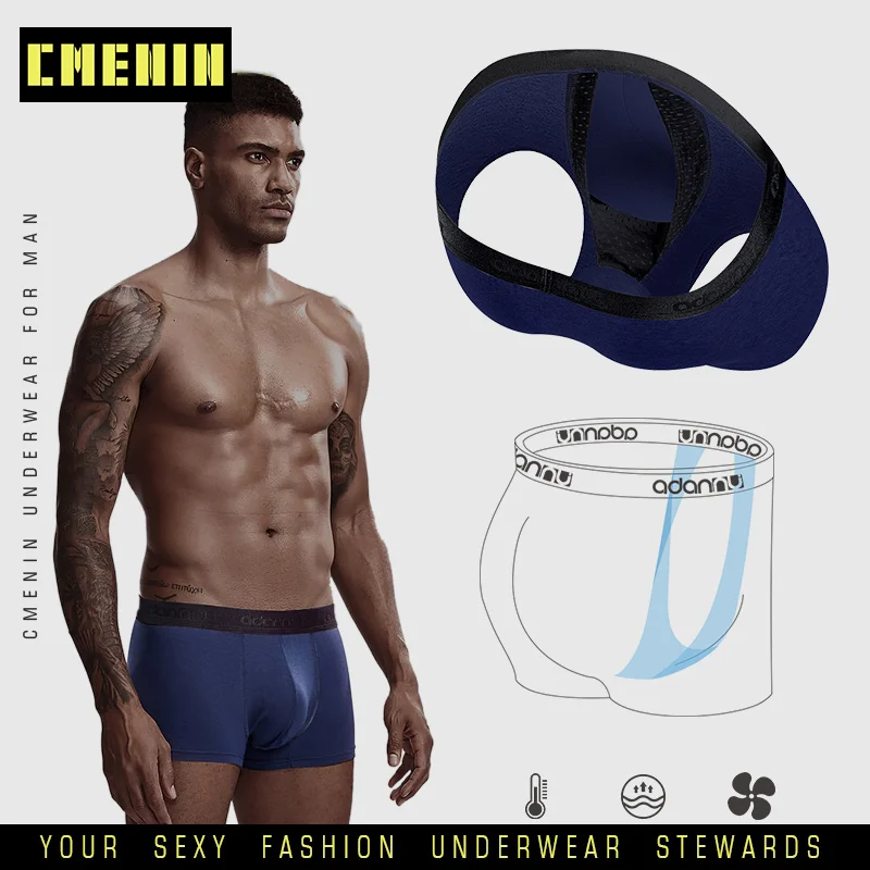 Ropa Interior Hombre мужские трусы-шорты из хлопка Нижнее белье для мужчин боксеры Homme Мужское нижнее белье боксеры шорты мужские боксеры сексуальные боксеры шорты AD322