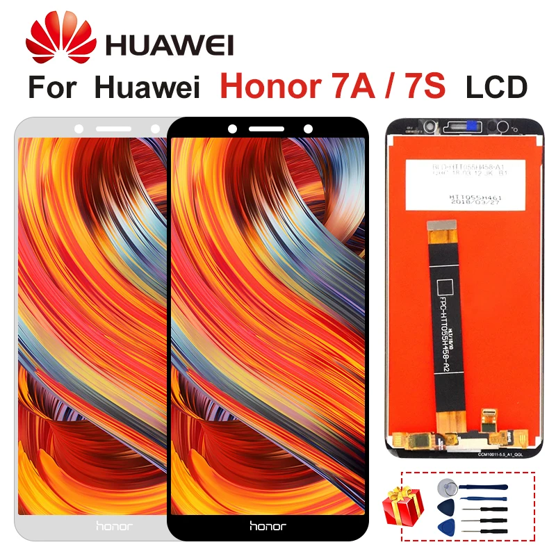 ЖК дисплей для Huawei Honor 7A с сенсорным экраном и дигитайзером LCD 7S DUA L22 L02 LX2 сменный