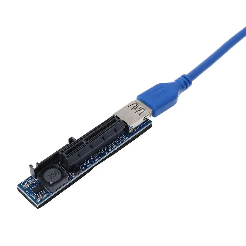 Добавить на карту PCI Express USB 3,0 адаптер Райзер Расширитель Райзер-карта PCIe USB 3,0 PCI-E SATA PCI E Riser PCI Express x1 к слоту X4