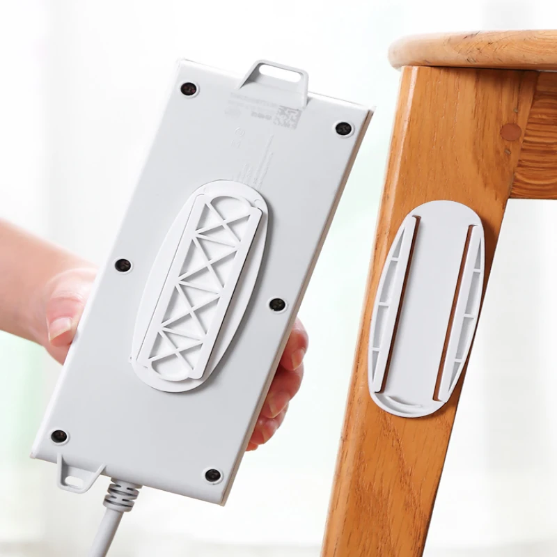 Настенная самоклеящаяся вставная панель для розетки Фиксатор кабеля органайзер
