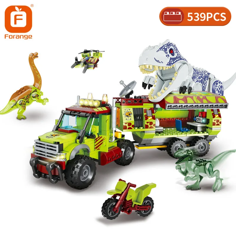 Bricks Toys Building-Block World-Park Explore Animal Creator Jurassic Dinosaur Children