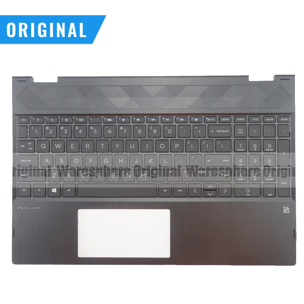 

Palmrest with US non-backlit Keyboard for HP Pavilion x360 15-CR0055OD