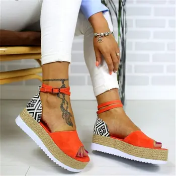 

Doratasia 2020 New on sale Straw Flat platform Comfortable walking Summer leisure vacation Women Shoes Sandals Female