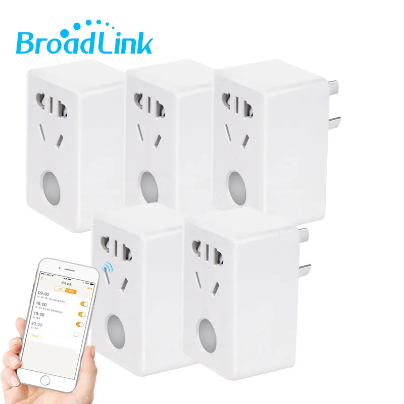SP mini3 5pcs Broadlink SP Mini3 управление мини 3 беспроводной Смарт розетка Wifi 4G пульт дистанционного управления дизайн умный дом автоматизация - Цвет: SP mini3 5pcs