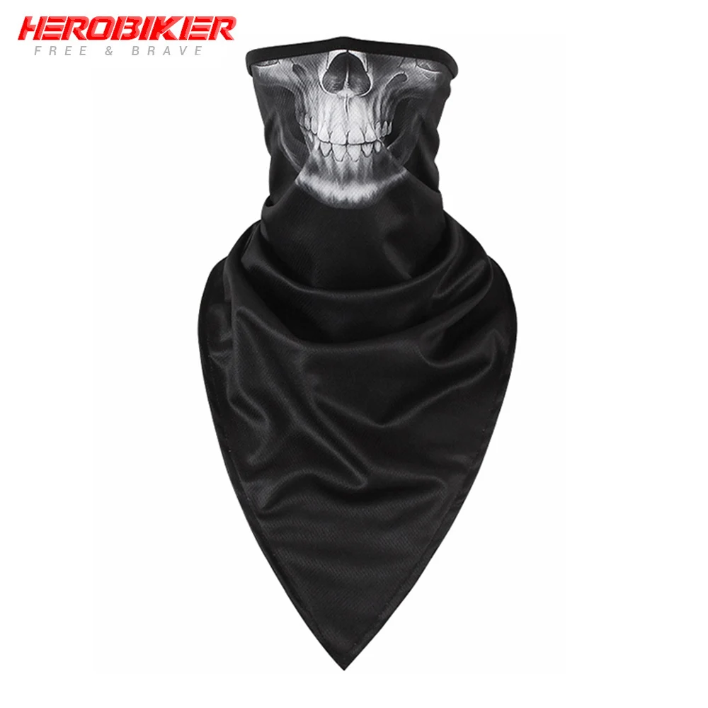 HEROBIKER, новинка, Балаклава, мотоциклетная, мото, защита для лица, дышащая маска, мотоциклетная, многофункциональная, мото, полумаска, Быстросохнущий двигатель - Цвет: color11