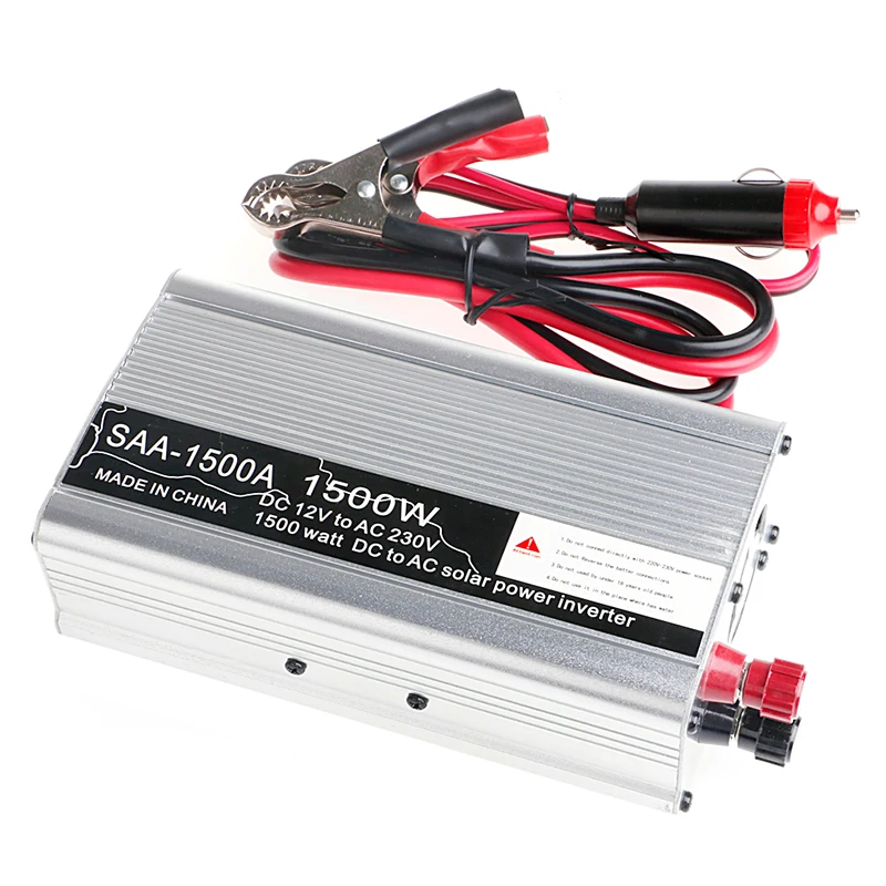 

Drop Ship New DC12V to AC 230V Solar Power Inverter Converter USB Output Stable