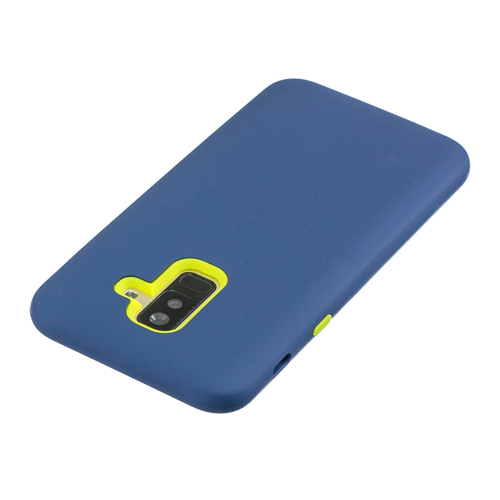 Для samsung Galaxy A6/A6 Plus 2018 чехол силиконовый PC Slim Fit двухслойный для телефона 3 в 1