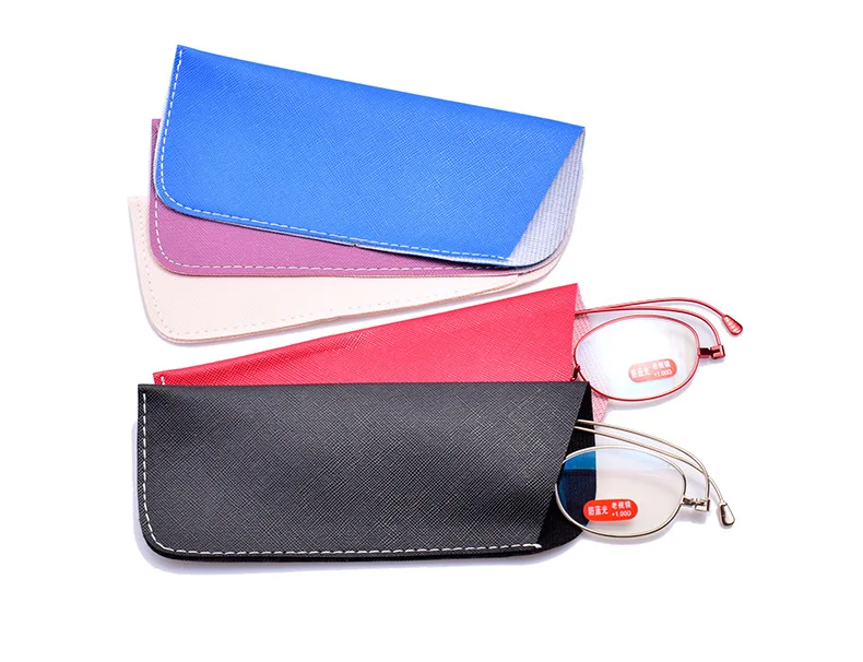 New multi-focus paper reading glasses portable folding ultra-light ultra-thin rotating anti-blue light old reading glasses