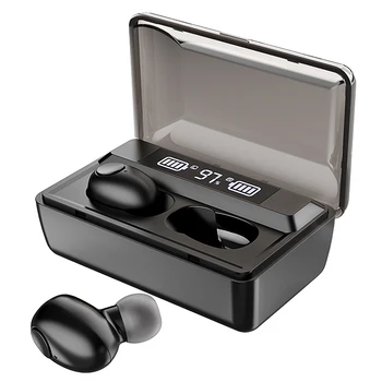 

Wireless Bluetooth Headset with Digital Display Treasure Tws 5.0 Bluetooth Sports Headset