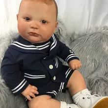 NPK-Kit de muñeca bebé Reborn de 23 pulgadas, piezas de muñeca sin terminar, de vinilo sin pintar, de 3 meses para recién nacido, en blanco, DIY