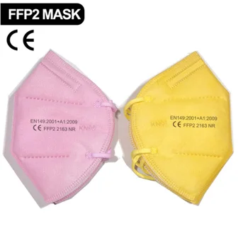

FFP2 Face Mask KN95 Filter Masks PM2.5 Anti-fog 5 Layers Mask Breathable Protective Maske Dustproof Reusable Mouth Mascarillas