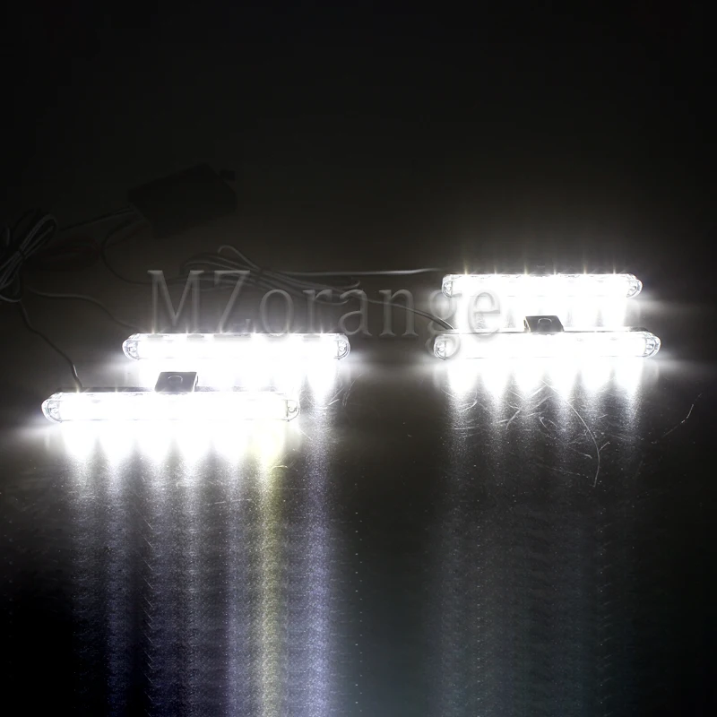 Полицейские огни 4x6 СВЕТОДИОДНЫЕ стробоскопы светодиодный Оповещатель полицейский свет Стробоскопы для автомобилей Сигнальные огни ФСО вспышка автомобильный проблесковый маячок