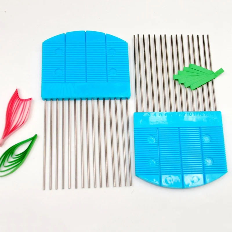 

Handmade Knitting Paper Quilling Tool Comb Plastic Holder Quilling Quilling Accessory Paper For DIY Paper Artwork Accessories