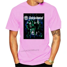 Nowe śmieszne koszulki męskie Tokio Hotel miasto Symbol plamy bawełniana koszulka tanie tanio LBVR CN (pochodzenie) SHORT Drukuj Z okrągłym kołnierzykiem COTTON 2018 men women Sukno Na co dzień T Shirt Men High Quality 100 Cotton