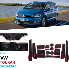 Для Volkswagen VW Touran MK2 Противоскользящий коврик с прорезиненной чашкой, подушка, автомобильные аксессуары, наклейки