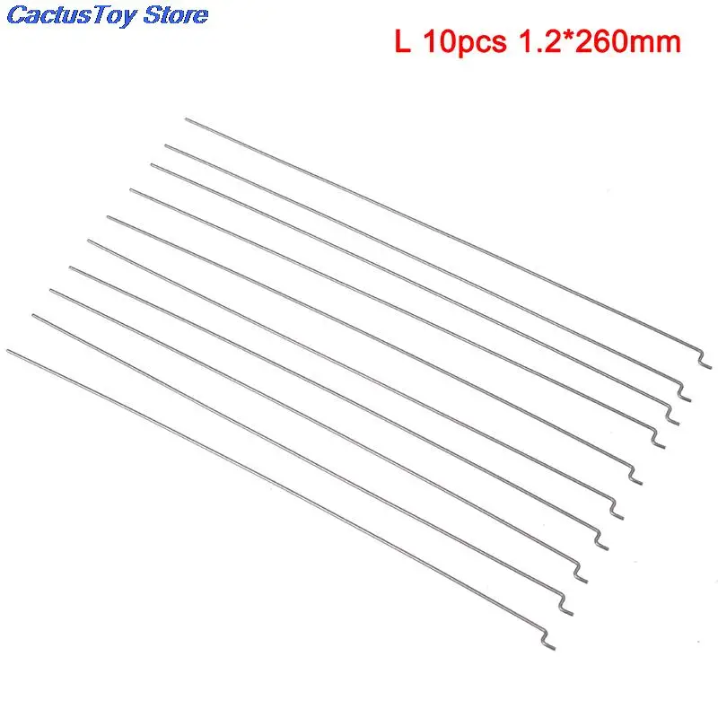 Z type D1.2mm push rod steel wire push pull rod pushrod for rc aircraft