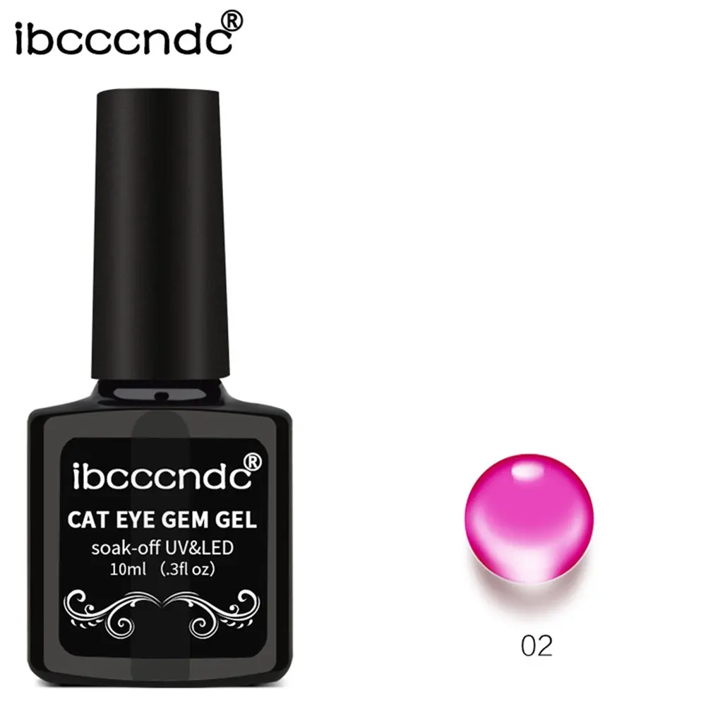 Ibcccndc 10 мл стеклянная бутылка драгоценный камень клей Sz00767-1 съемный лак для ногтей магнит драгоценный камень широкий кошачий глаз для ногтей стекло звезда клей