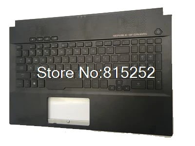 Подставка для ноутбука и клавиатура для ASUS GU501 GU501G GU501GM GU501GS C оболочки с США Черный с подсветкой клавиатуры