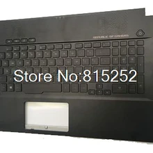 Подставка для ноутбука и клавиатура для ASUS GU501 GU501G GU501GM GU501GS C оболочки с США Черный с подсветкой клавиатуры