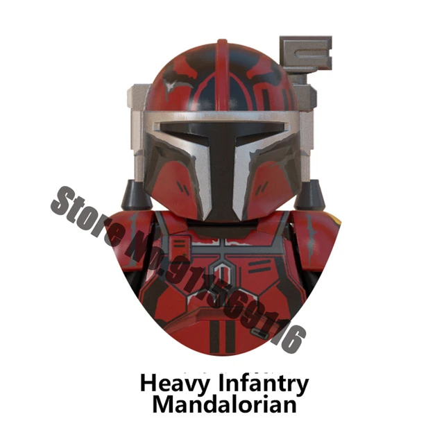 Din Djarin Boba Fett Mandalorian Building Blocks Grogu Baby Yoda Death Watch Paz Vizla Bo-Katan Jango Star Action Figure Wars B-WM998