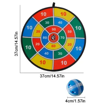 

Children's Safe Darts Set Kids Interaction Cloth Darts Board Throwing Sport Kit