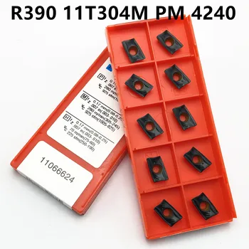 

10PCS Carbide Insert R390 11T304M PM4240 New High Quality Internal Metal Lathe Turning Tool Tokarnyy CNC Milling Turning Knife