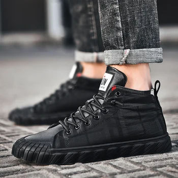 

Fashion Men Autumn Winter Sneakers Leather Men Shoes Casual Zapatos De Hombre High Quality Men Lace-up Comfortable Sport Shoes