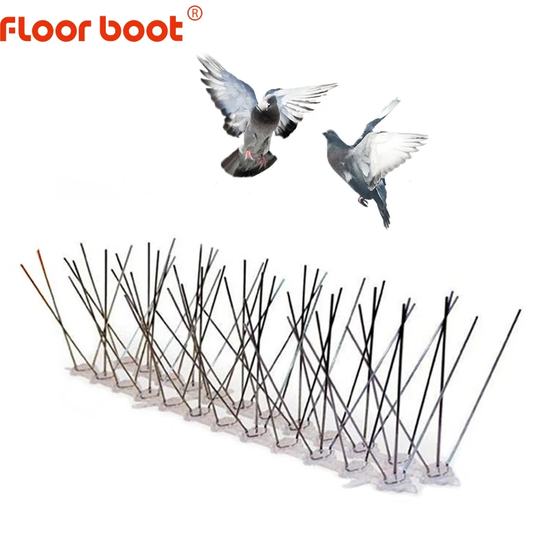 

Floor boot bird repeller spikes /scarers pigeons anti/reject bird control anti/stainless steel bird spikes/scarer plastic 0.3-4m