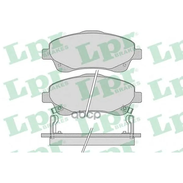 Колодки Тормозные Toyota Avensis 03/Corolla Verso 1.8/2.0d/2.2d Пер. Lpr 05p1114 Lpr арт. 05P1114