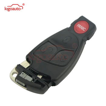 

Kigoauto Brand new 3 button with panic For Mercedes Benz Smart Key Shell Car Remote Entry Fob Case Shell Replacement