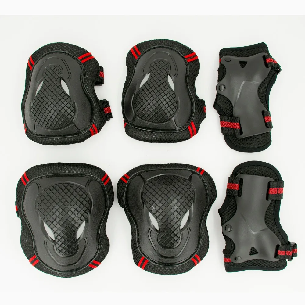 HOT 6pcs/set Skating Protective Gear Set Elbow pads Bicycle Skateboard Ice Skate Roller Knee Protector For Adult Kids Gift HOT 6pcs/set Skating Protective Gear Set Elbow pads Bicycle Skateboard Ice Skate Roller Knee Protector For Adult Kids Gift