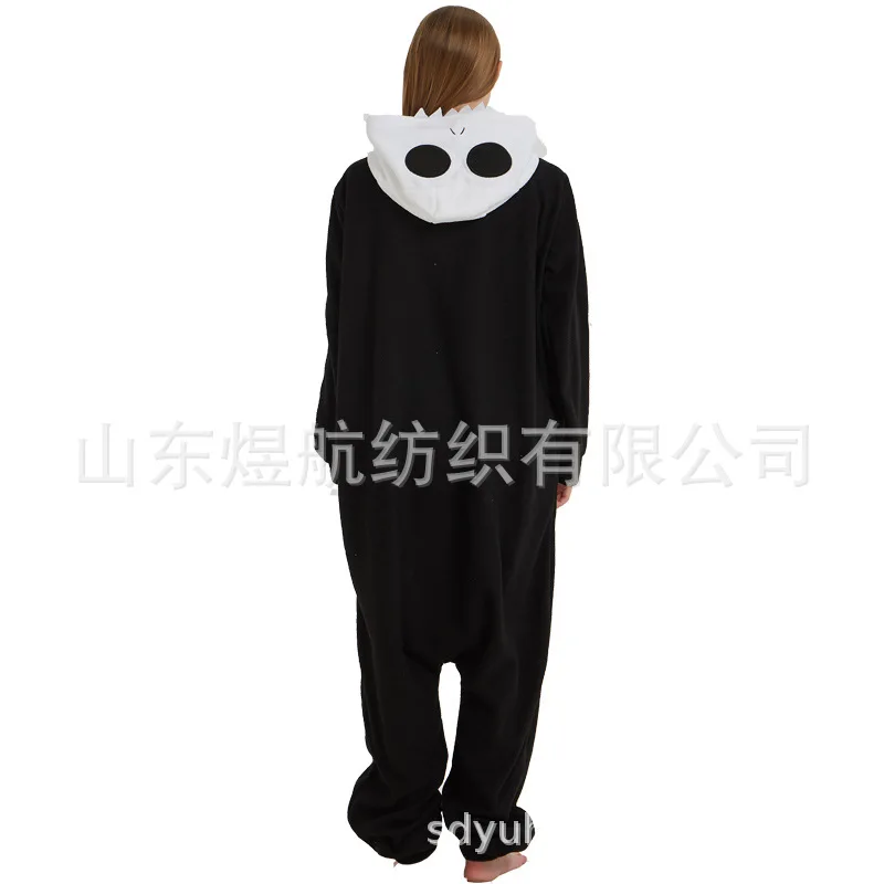 Jack Skeleton Polar Fleece Cartoon One-piece Pajama Home Wear Animal Costume Manufacturers Direct Selling One's