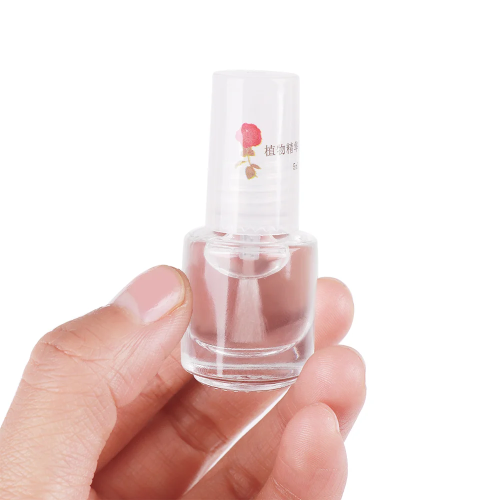 5ml Glossy Shiny Nail Polish Liquid Base Coat Nourishment Nail Art Hardener For Nail Tool