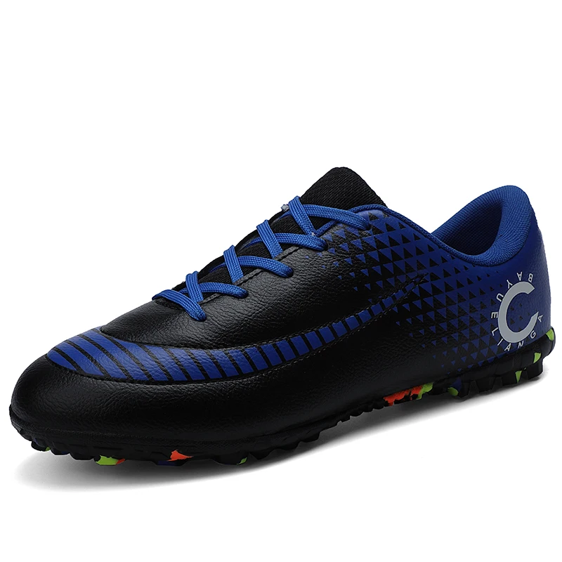 Оригинальные сверхтонкие VI 360 Elite 12CLUB FG KJ 6 XII 12 футбольные бутсы мужские школьные Neymar CR7 футбольные бутсы - Цвет: Синий