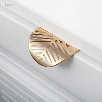 

dophee 1pc 40mm Leaf Shape Furniture Handle Cabinet Pulls Kitchen Cabinet Handle Knobs Silver Cupboard Handle Pull Hardware