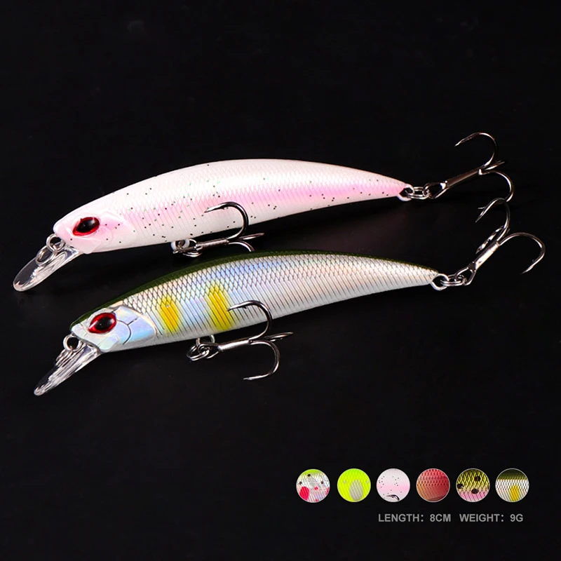 Cat Claw�Premium Fishing�Lure�Series�Artist�Minnow�Freshwater�Fishing�Lure�Hard�Bait�9G 80MM Professional 3D Eyes Sharp�Hook 306