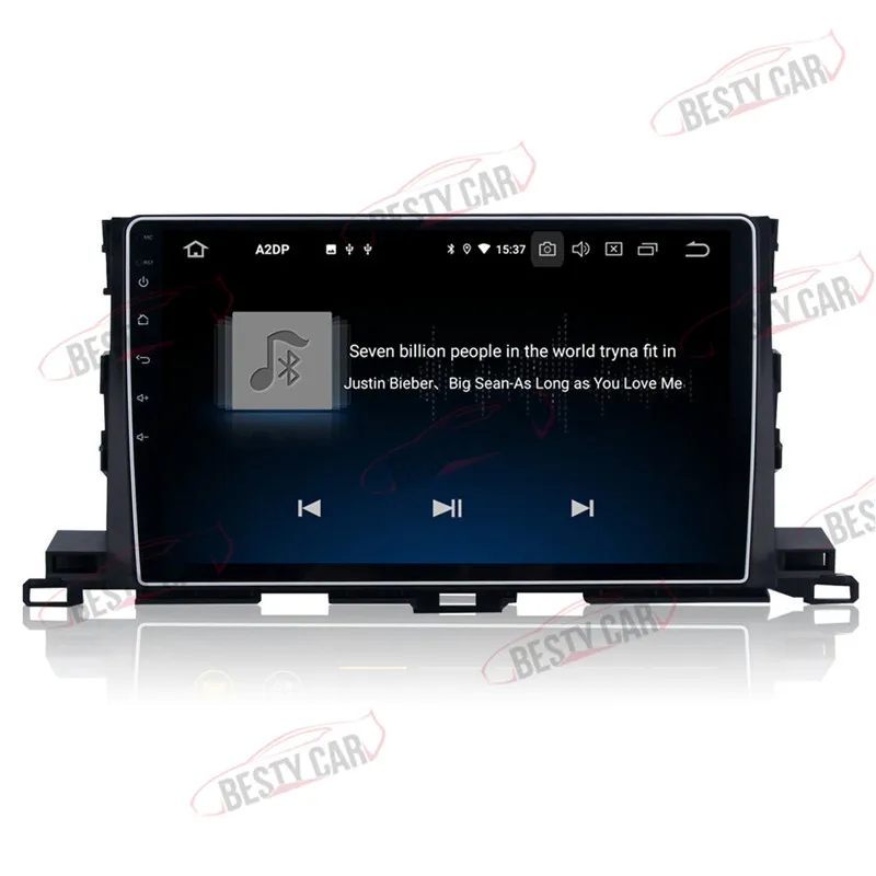 Excellent Android 9.0 Car Multimedia Player Stereo GPS for Toyota HIGHLANDER 2015-Navigation Head Unit Radio DSP 2.5D+IPS 3