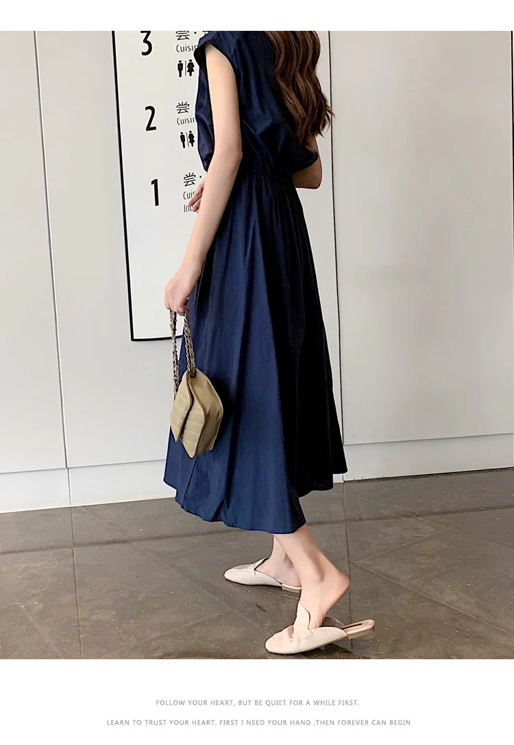 10 colors S-2XL Summer Women Dress Maxi Evening Female Vintage Dress Oversize Short Sleeve Beach Dresses Robe Vestido Cotton