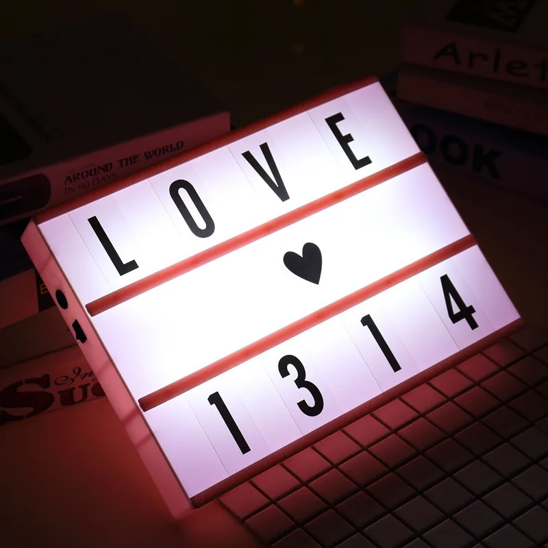 

Creative LED Colored Lamp Proposal Combo DIY Free Combination Jigsaw Puzzle with Numbers zi mu ban Manufacturers Direct Selling