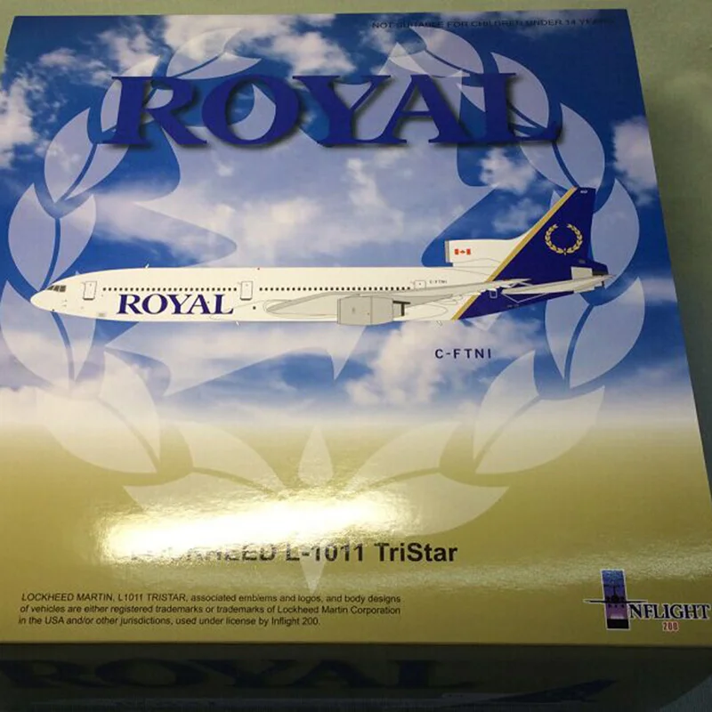 US $114.79 1200 Scale L1011 CANADA ROYAL Airlines Diecast Alloy Aircraft Plane Model Airplanes collectible model Toy