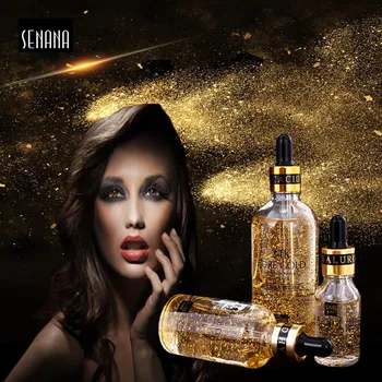 

24K Gold Hyaluronic Acid Face Serum Replenishment Moisturize Shrink Pore Brighten Nicotinamide Skin Care Lift Firming Essence